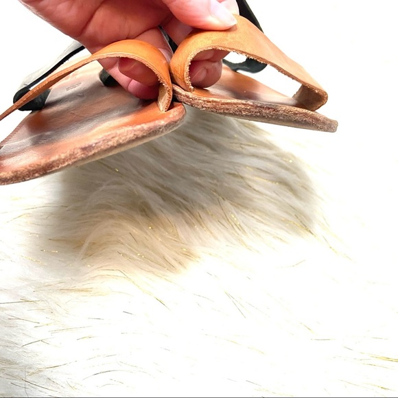 Joie A la Plage• Sable Leather Sandals strap leather slide sandal - Picture 7 of 10